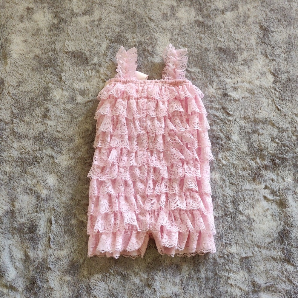 Lace Ruffle Romper - Picture 3 of 3